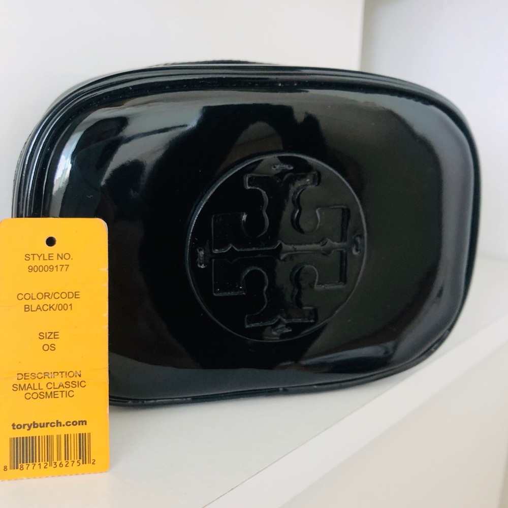 Tory Burch Patent Leather Cosmetic Bag